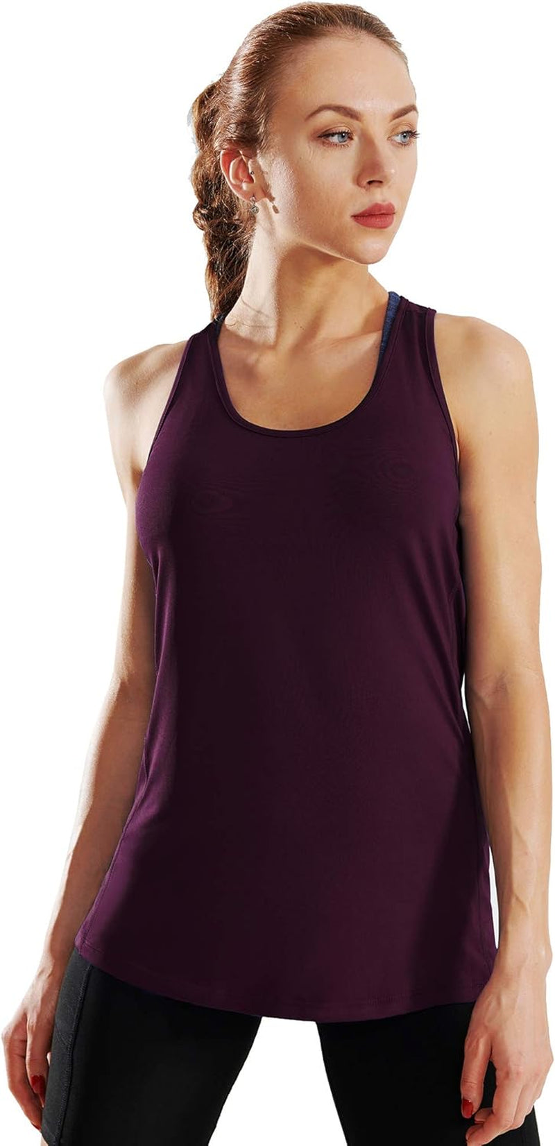 Let’s Sweat It Out Women’s Racerback Yoga Tank Top