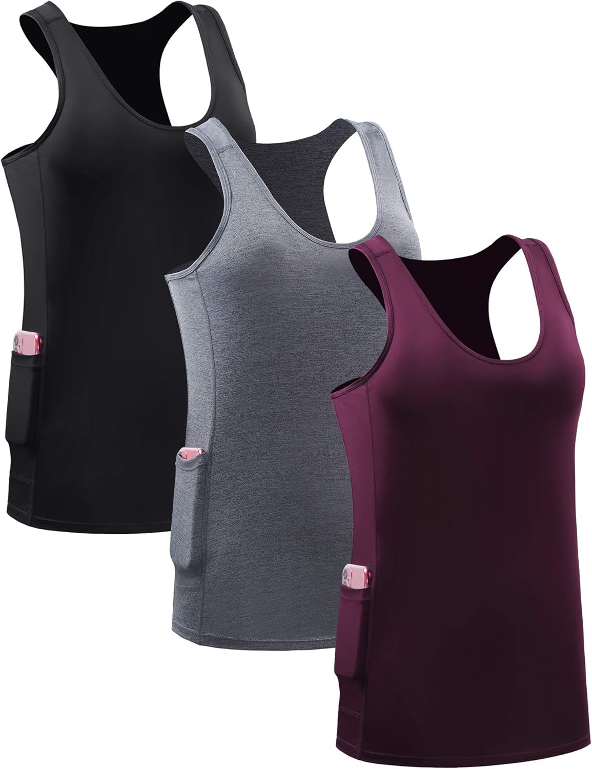 Let’s Sweat It Out Women’s Racerback Yoga Tank Top