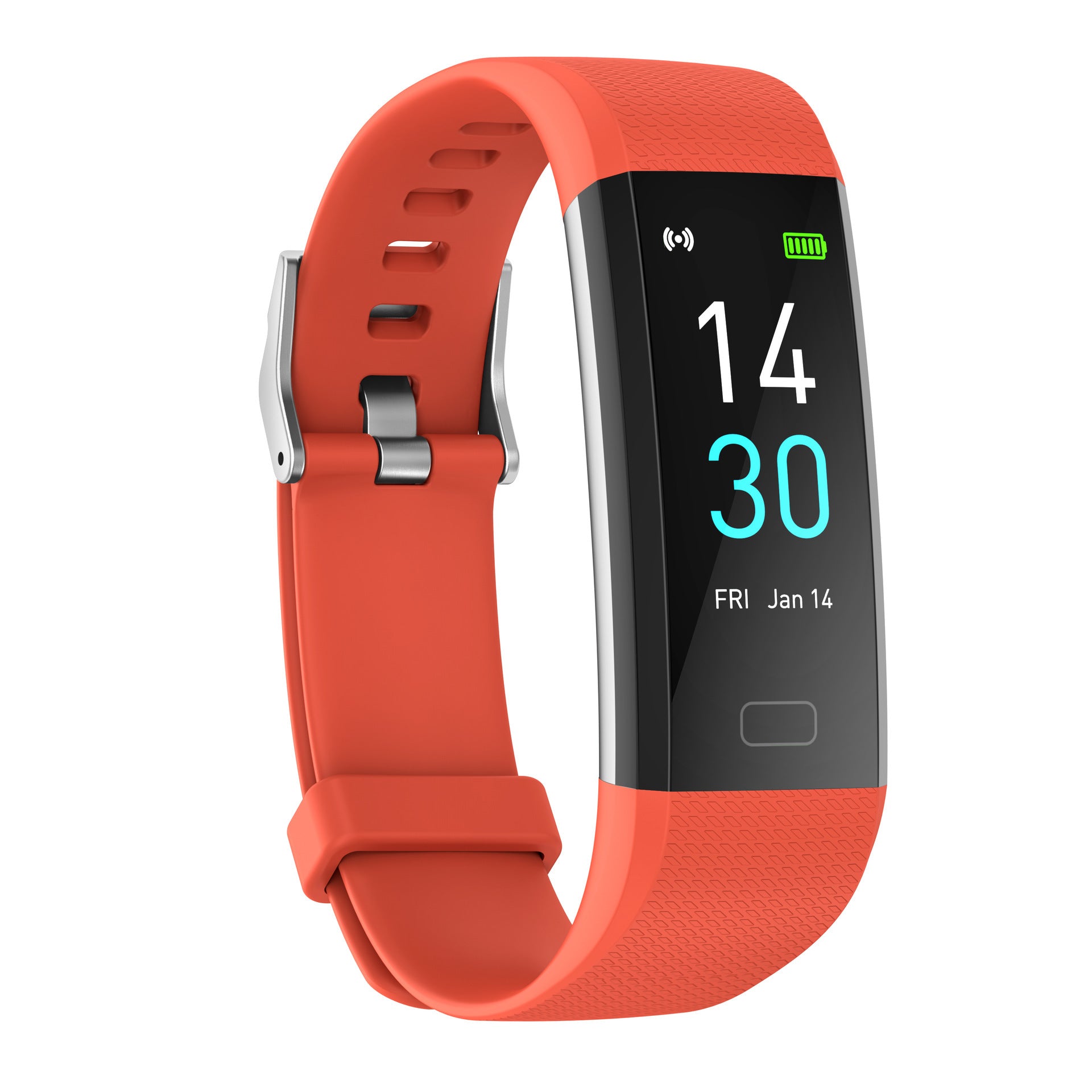 Let's Sweat It Out Blood Pressure Fitness Heart Rate Meter Step Temperature Smart Watch