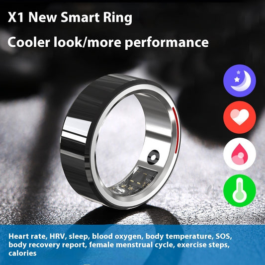 X1Plus Health Smart Ring – Track Sleep, SpO₂, and Fitness 24/7