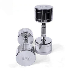 Let's Sweat It Out Pure Steel Home Fitness Electroplating Dumbbell Gym Equipment