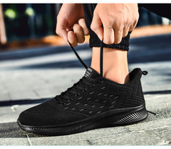 Let's Sweat It Out Sports Flying Woven Cold Sticky Ultralight Casual Running Shoes