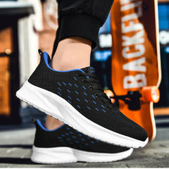 Let's Sweat It Out Sports Flying Woven Cold Sticky Ultralight Casual Running Shoes