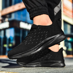 Let's Sweat It Out Sports Flying Woven Cold Sticky Ultralight Casual Running Shoes