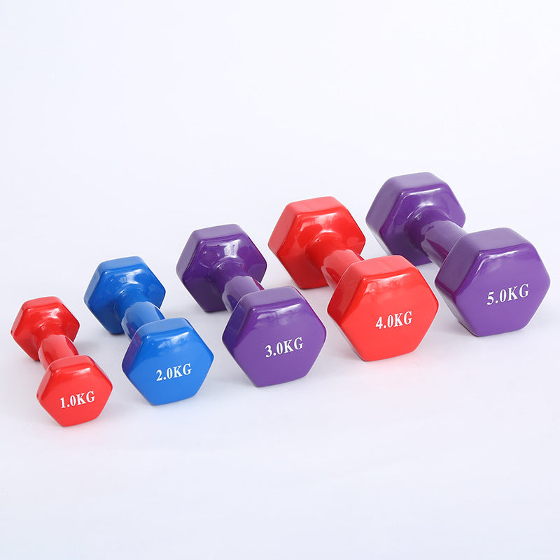 Let's Sweat It Out Color fitness dumbbells