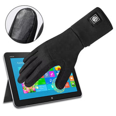 Let's Sweat It Out Electric Ski Gloves Liner Polyester Waterproof Hand Warmer Full Finger Heated Gloves For Men And Women