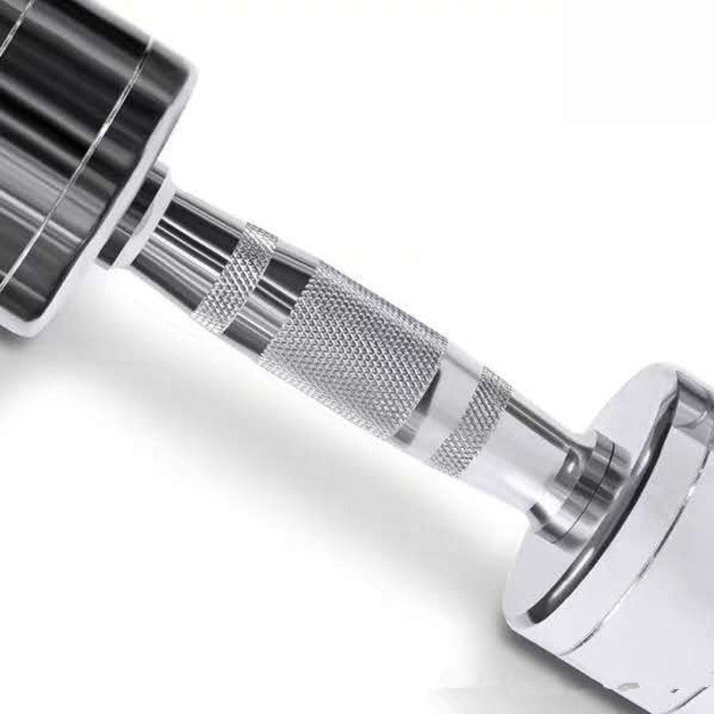 Let's Sweat It Out Pure Steel Home Fitness Electroplating Dumbbell Gym Equipment