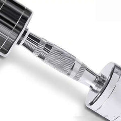 Let's Sweat It Out Pure Steel Home Fitness Electroplating Dumbbell Gym Equipment