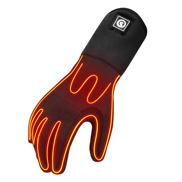 Let's Sweat It Out Electric Ski Gloves Liner Polyester Waterproof Hand Warmer Full Finger Heated Gloves For Men And Women
