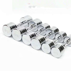 Let's Sweat It Out Pure Steel Home Fitness Electroplating Dumbbell Gym Equipment
