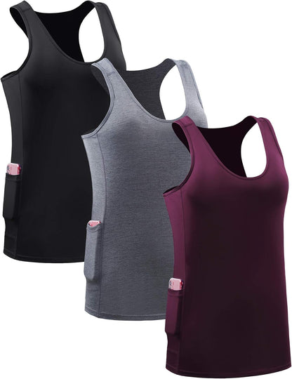 Let’s Sweat It Out Women’s Racerback Yoga Tank Top