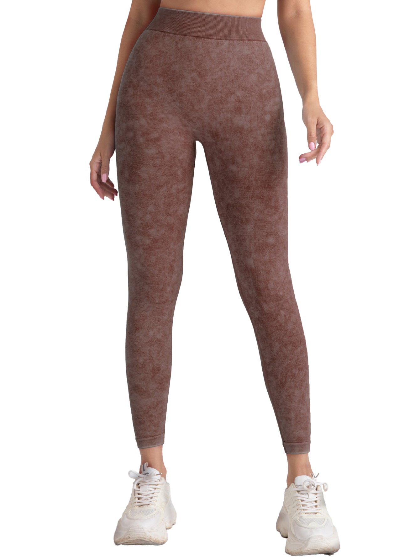 Let's Sweat It Out V Back Scrunch Butt Workout Leggings Women Seamless Gym Yoga Leggings High Waist