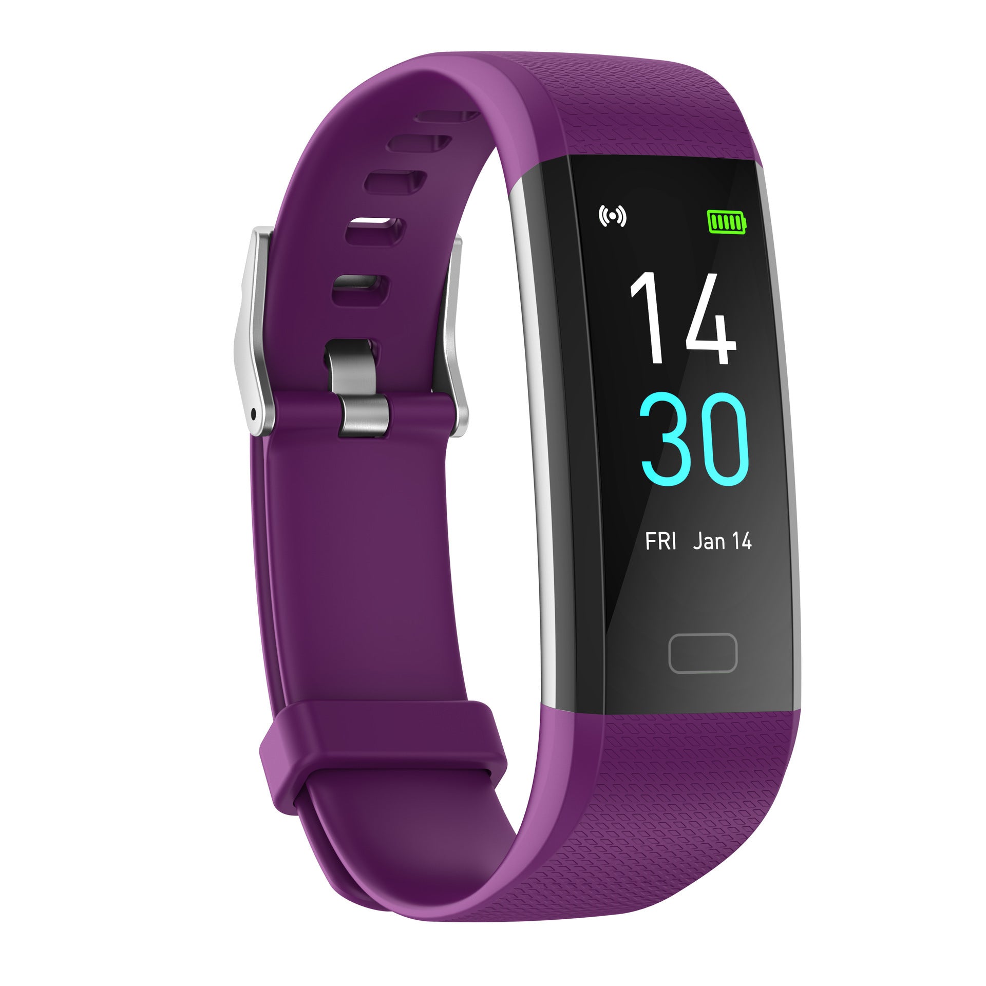 Let's Sweat It Out Blood Pressure Fitness Heart Rate Meter Step Temperature Smart Watch