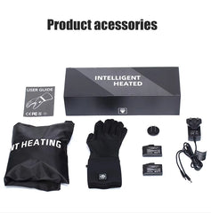 Let's Sweat It Out Electric Ski Gloves Liner Polyester Waterproof Hand Warmer Full Finger Heated Gloves For Men And Women