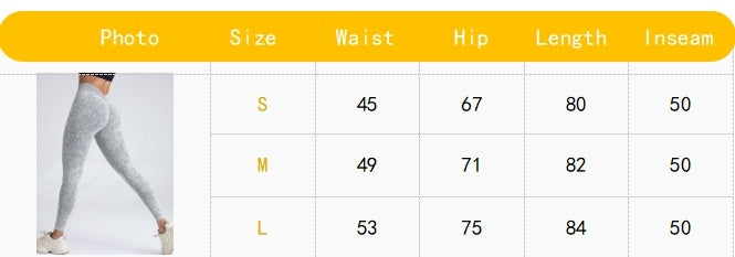 Let's Sweat It Out V Back Scrunch Butt Workout Leggings Women Seamless Gym Yoga Leggings High Waist