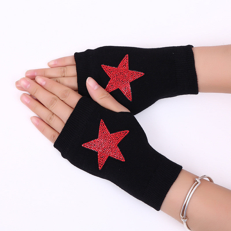 Let's Sweat It Out Cotton Gloves Elastic Small Gloves Leak