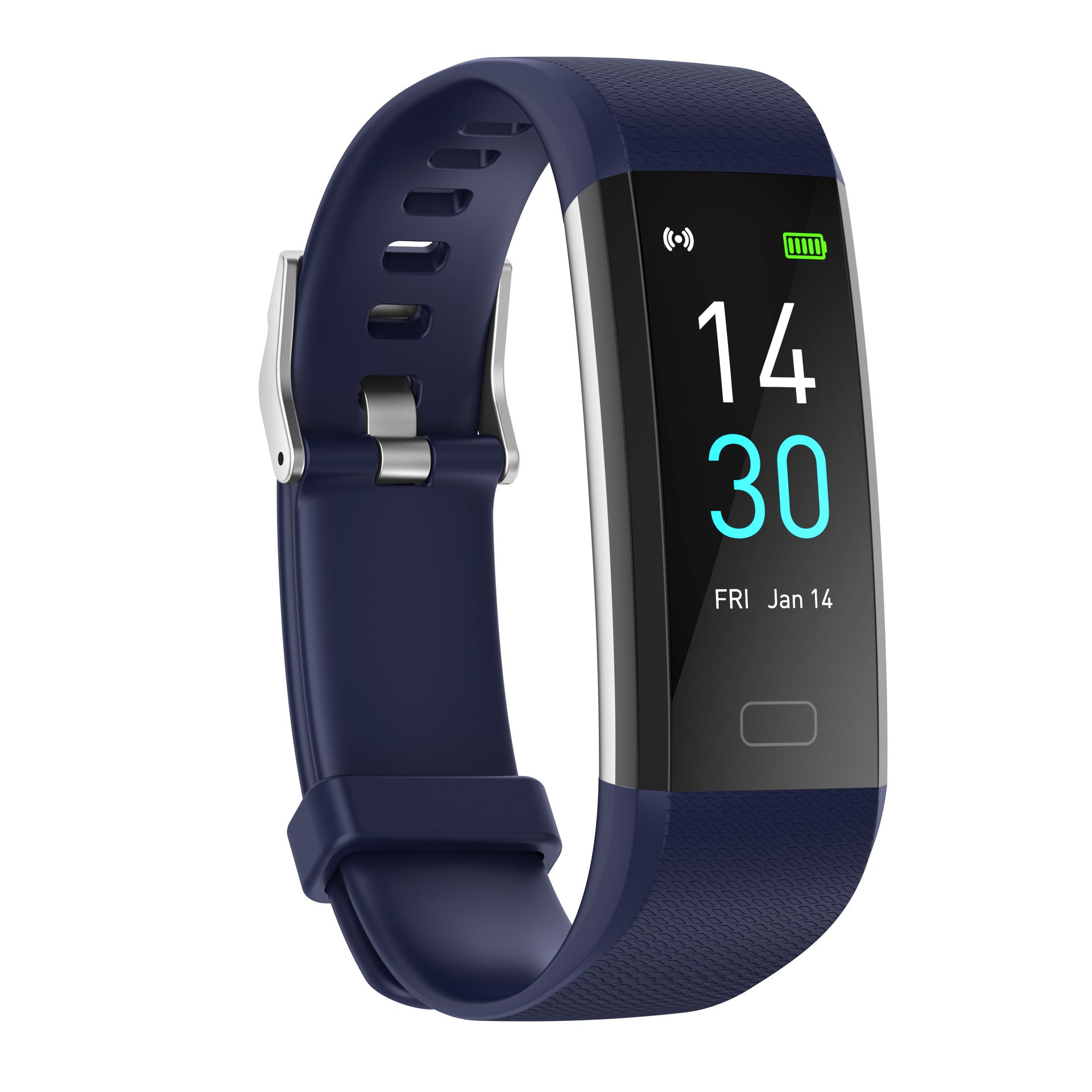 Let's Sweat It Out Blood Pressure Fitness Heart Rate Meter Step Temperature Smart Watch