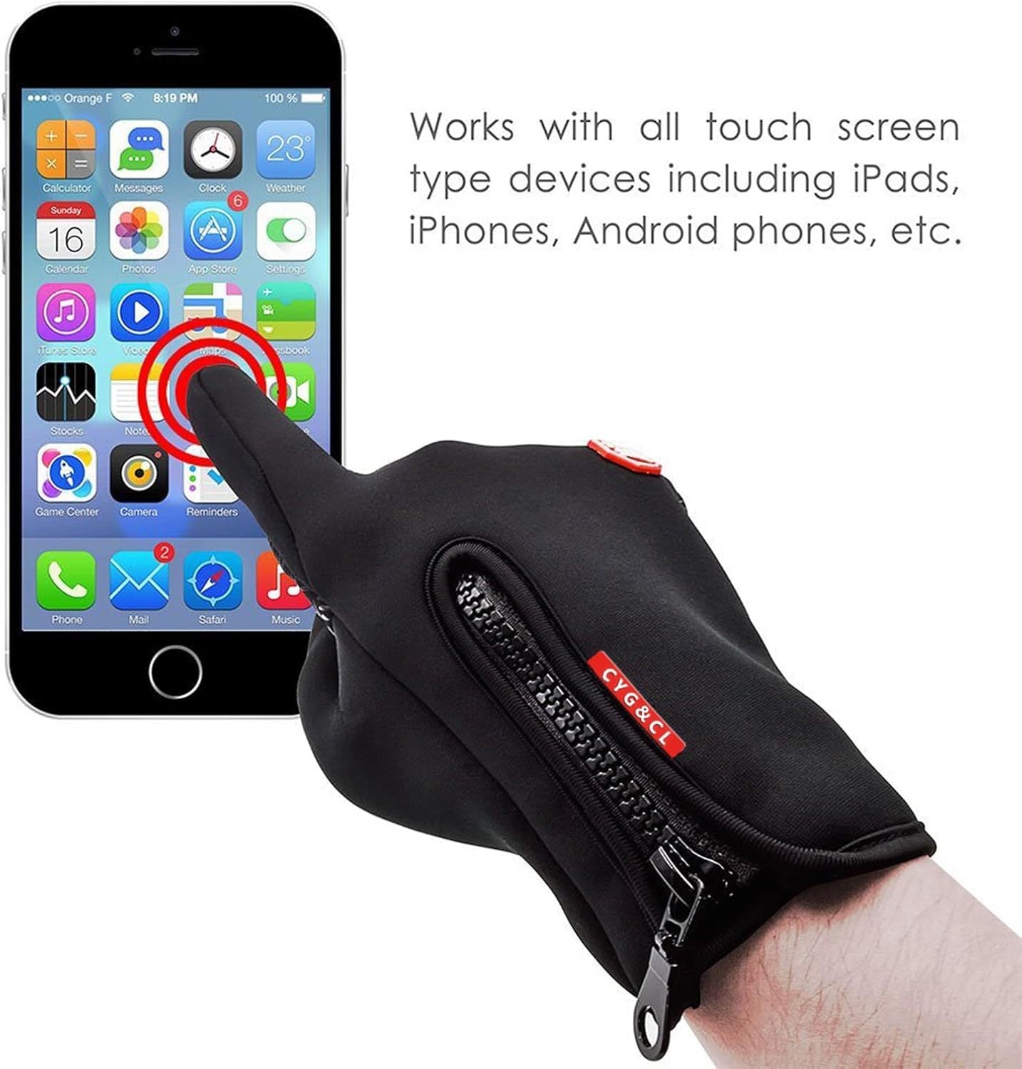Let's Sweat It Out Cozy Season Gloves, Cozy Season Co Thermal Gloves, Stylish Fleece Lined Warm Winter Gloves For Cold Weather