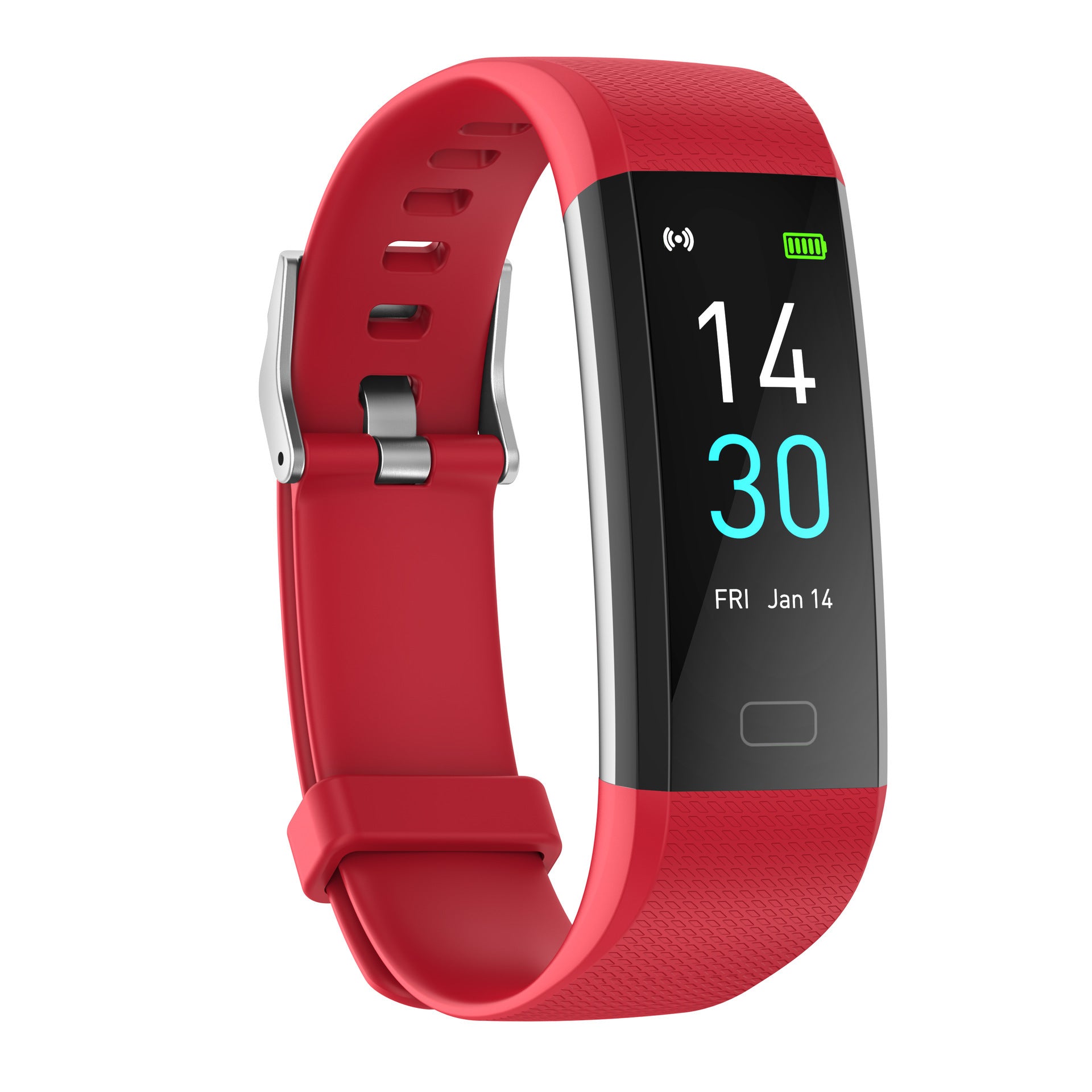 Let's Sweat It Out Blood Pressure Fitness Heart Rate Meter Step Temperature Smart Watch
