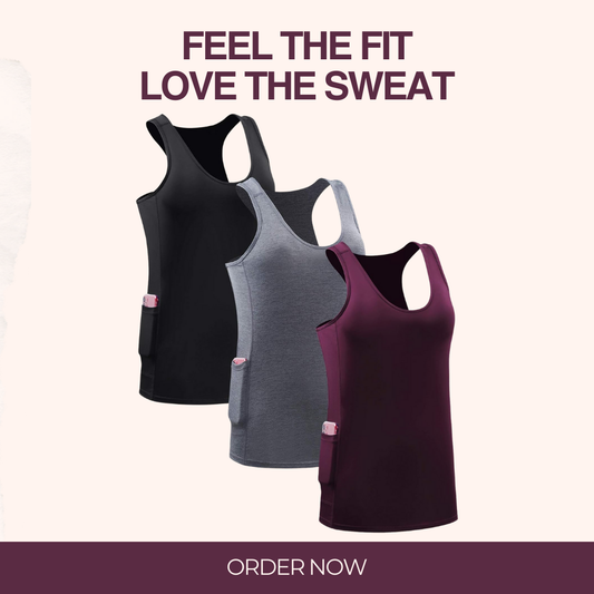 Let’s Sweat It Out Women’s Racerback Yoga Tank Top