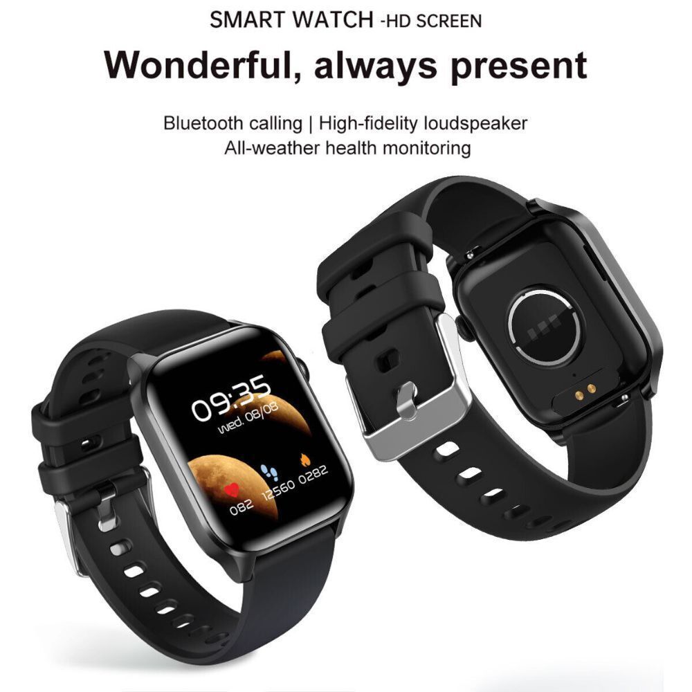 Let's Sweat It Out Smart Watch Women Men Fitness Tracker Heart Rate For  Android Waterproof