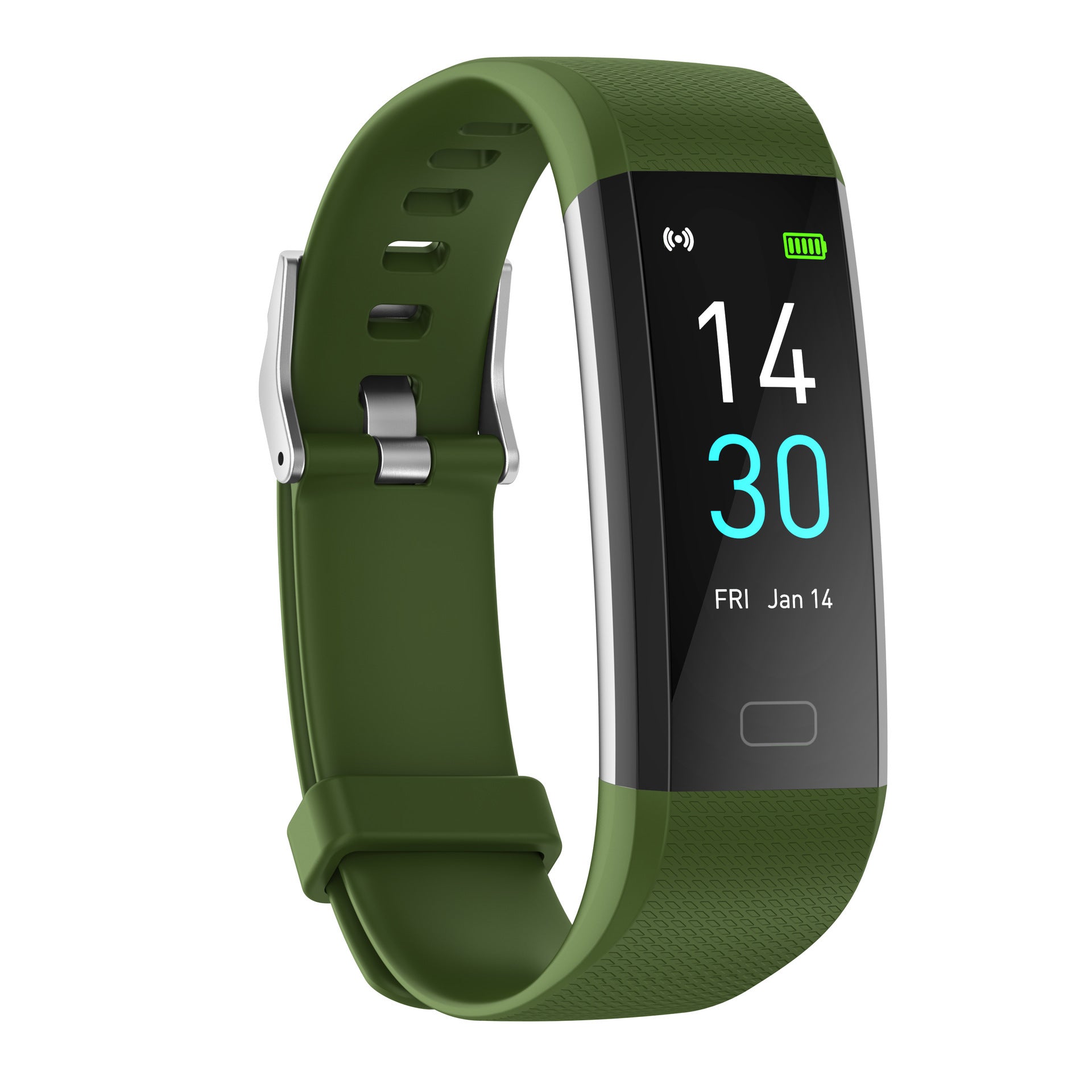 Let's Sweat It Out Blood Pressure Fitness Heart Rate Meter Step Temperature Smart Watch