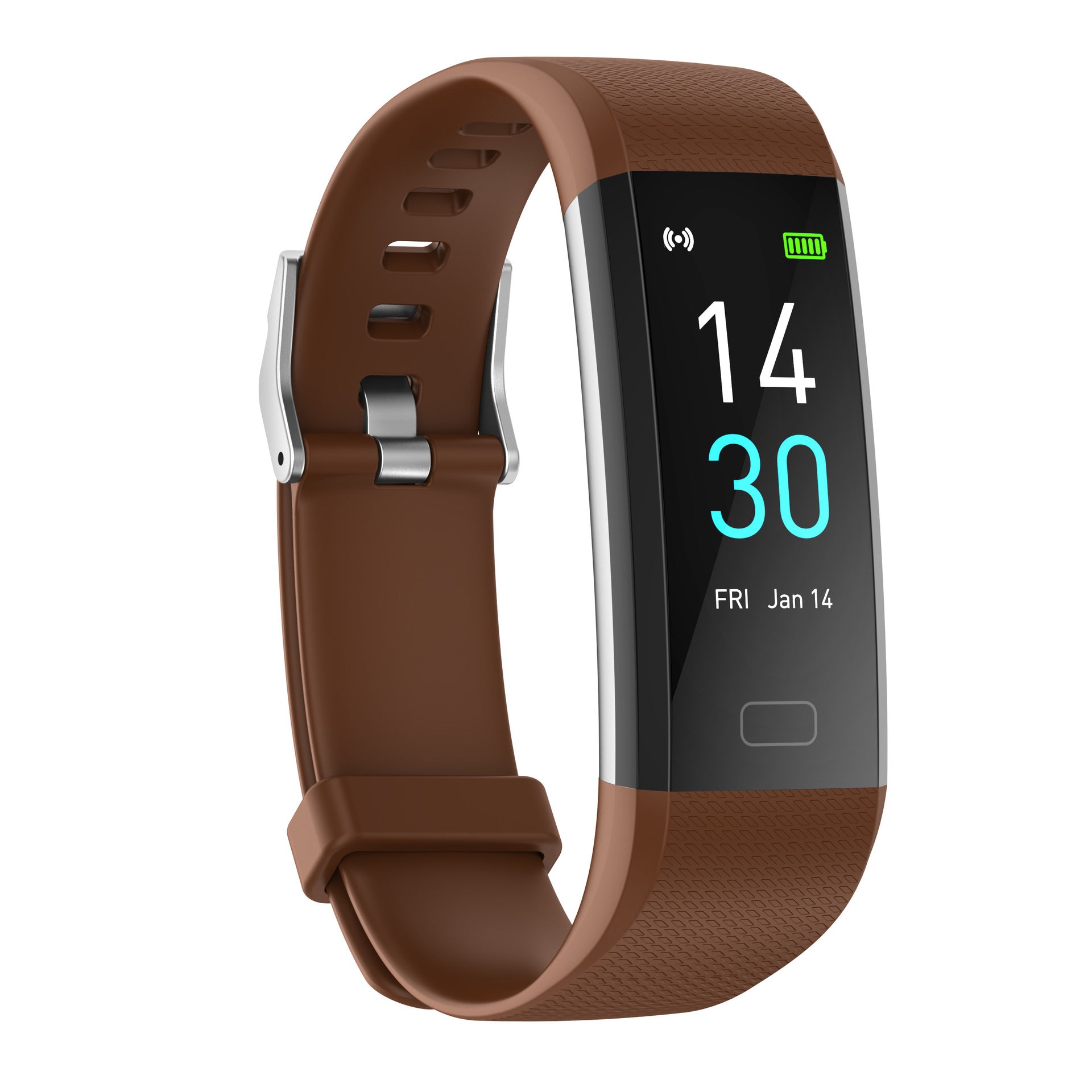 Let's Sweat It Out Blood Pressure Fitness Heart Rate Meter Step Temperature Smart Watch