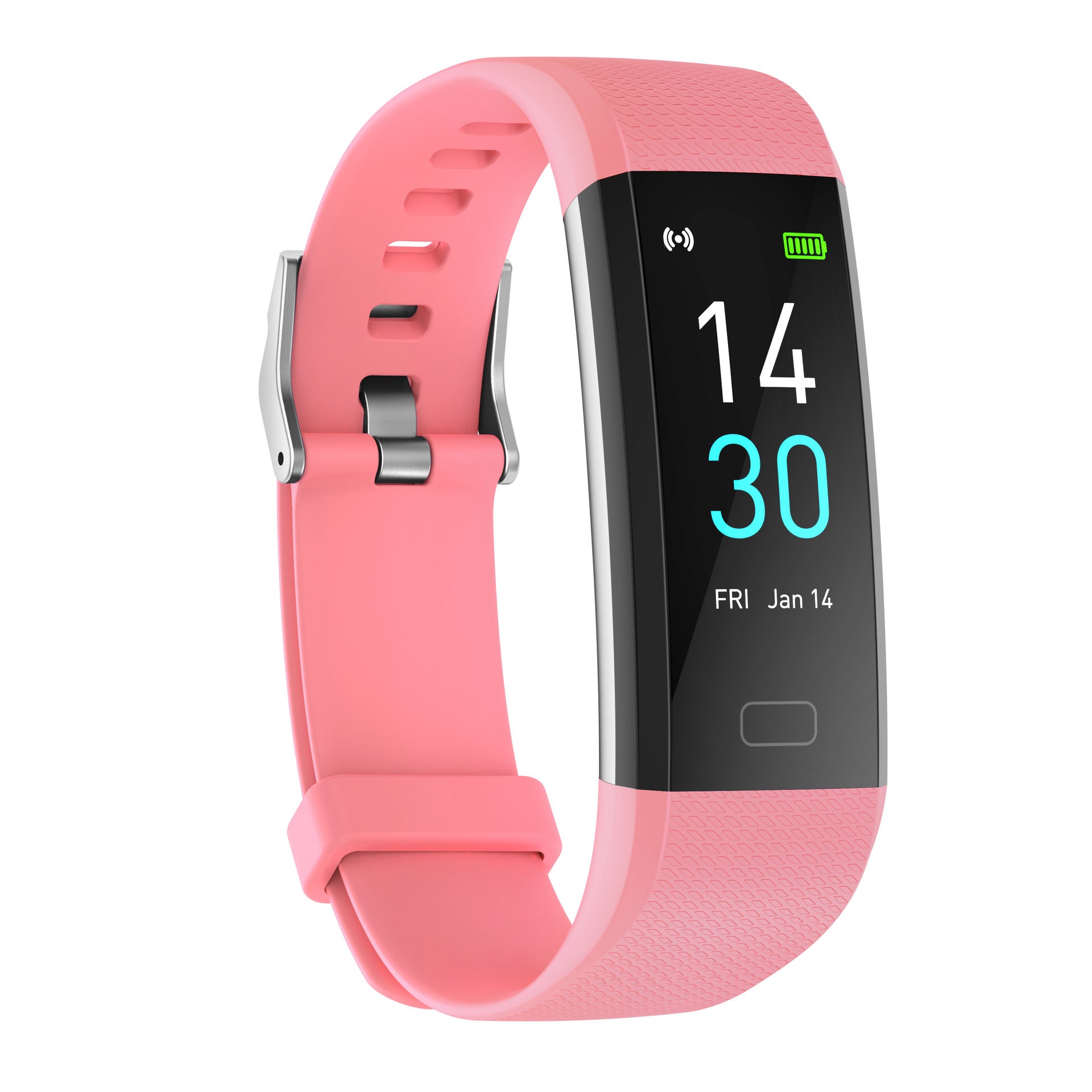 Let's Sweat It Out Blood Pressure Fitness Heart Rate Meter Step Temperature Smart Watch