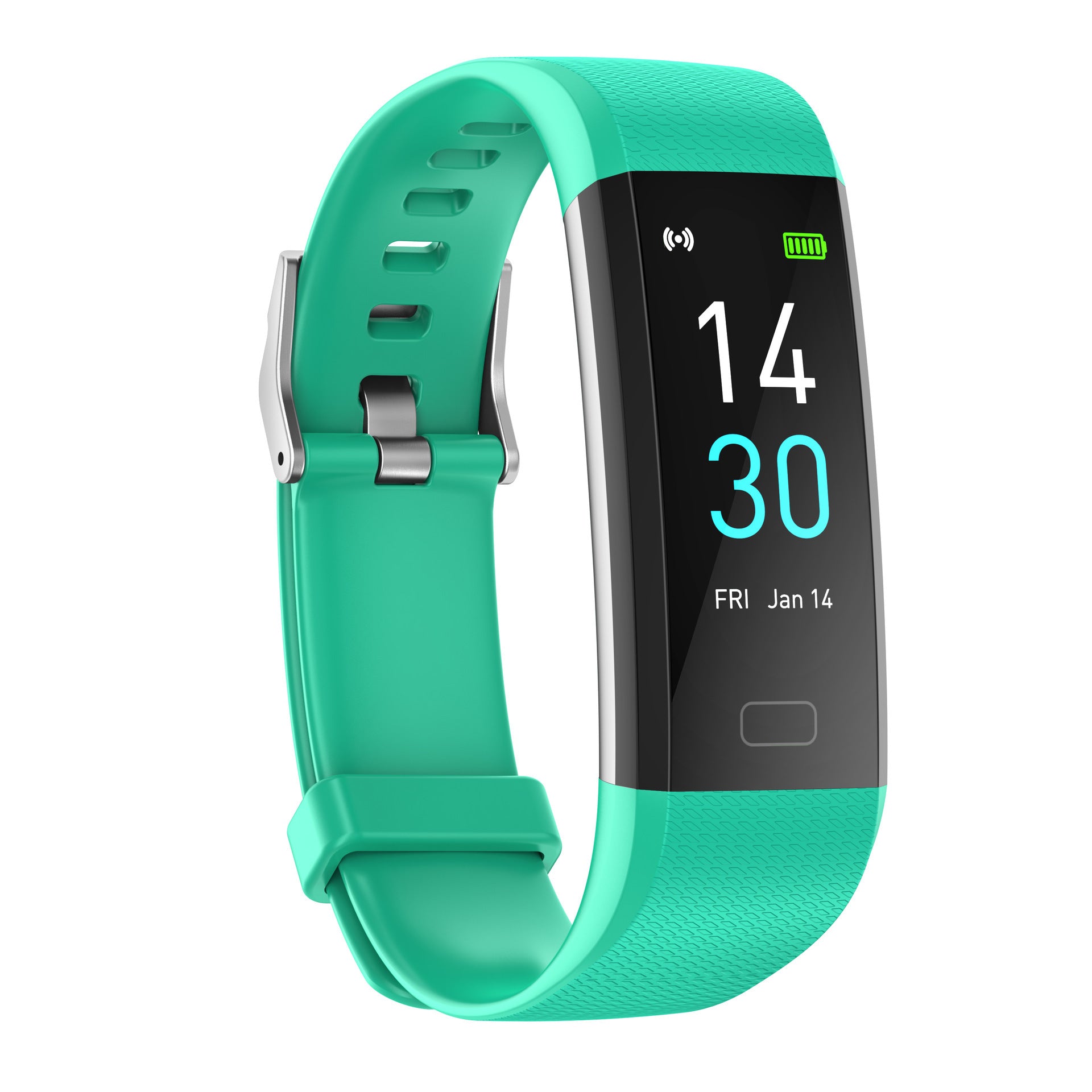 Let's Sweat It Out Blood Pressure Fitness Heart Rate Meter Step Temperature Smart Watch